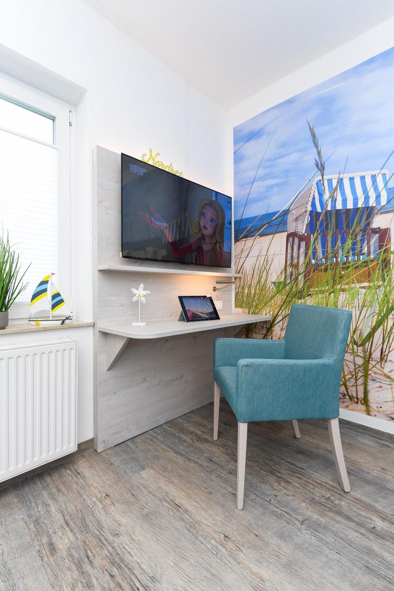 Ferienwohnungen Im Haus Strandkorb Bensersiel Exteriör bild