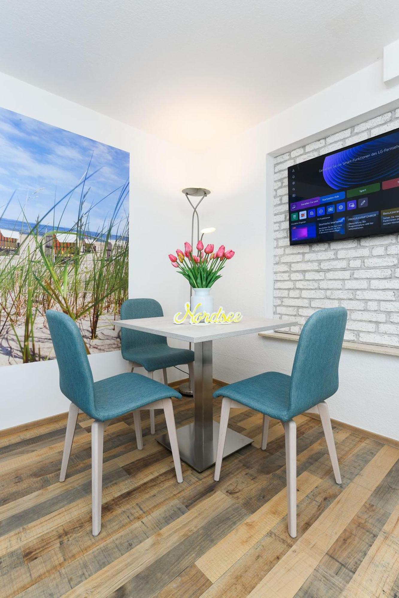 Ferienwohnungen Im Haus Strandkorb Bensersiel Exteriör bild